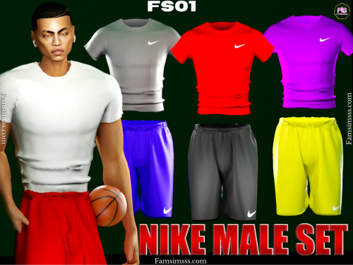 Nike - Male Set FS01 Download & More info/pictures here - https://www.famsimsss.com/post/nike-ma