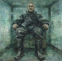 Damien Hirst portrait by  Jonathan Yeo