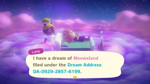 Have made a dream of Meowsland if anyone is interested in visiting.It’s a rustic little island