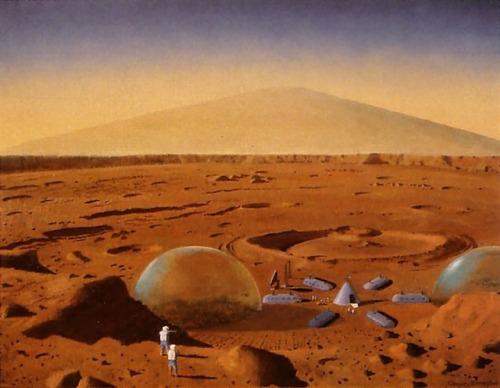 Mars exploration scenes from “the father of modern space art”, Chesley Bonestell. 1956.We’ll probabl