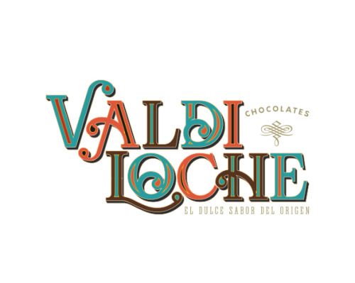 Marca gráfica Chocolates VALDILOCHE (para el ministerio del diseño) 