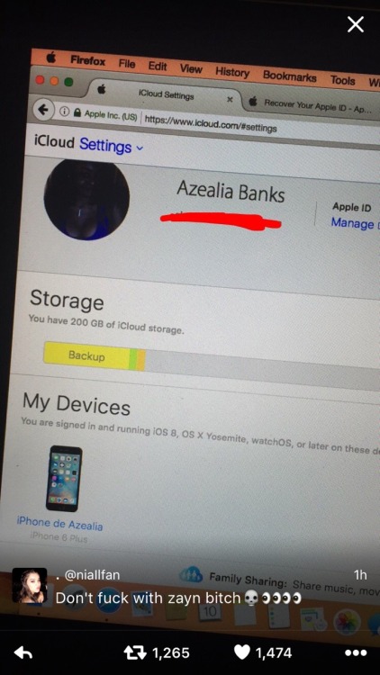 jolinxo: cantaloopaye: mariamayua: tmi-girl: 23chainz: IM SCREAMING SHE JUST HACKED AZEALIA AND LEAK