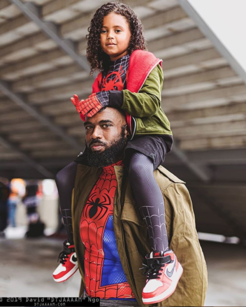 cosplayinamerica: Ryleigh and I were very excited to see Into the Spider-Verse in theaters and actua