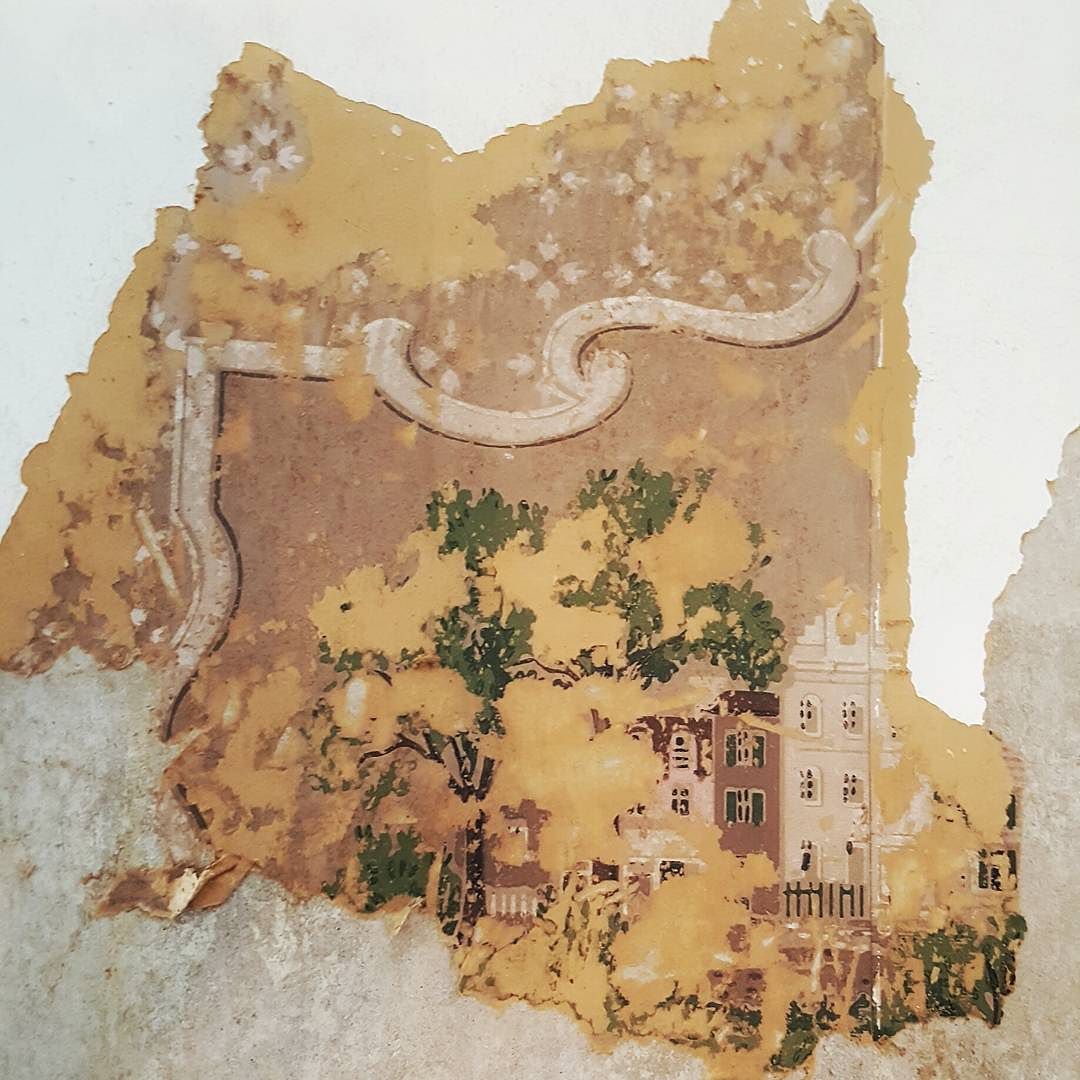 Some of the original wallpaper that I am steaming off the walls is incredible!!!
