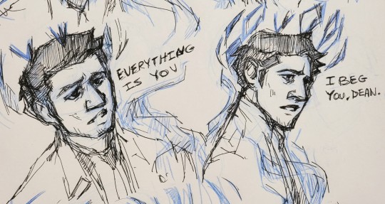perpetuallycaffeinated:Unhinged Godstiel but it’s Abba’s “Lay All Your Love On Me” Next day reblog