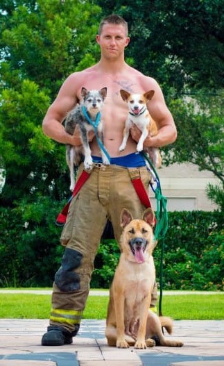 genesis950:    Heartthrobs & Hounds calendar released to help raise money for rescue animals!    Hot guys & dogs