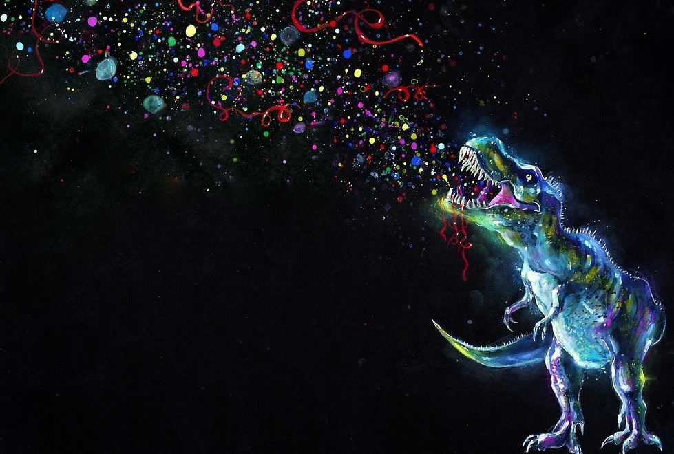 tattoosideas:  Crystal T-Rex -  tanyashatseva  