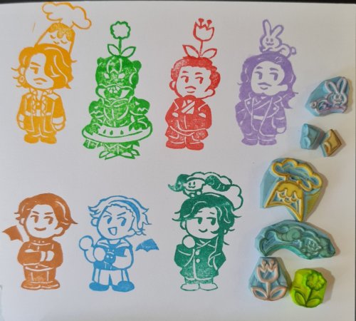 I recently got a printer and it’s super fun to print cards out! I want to make all the stamps 