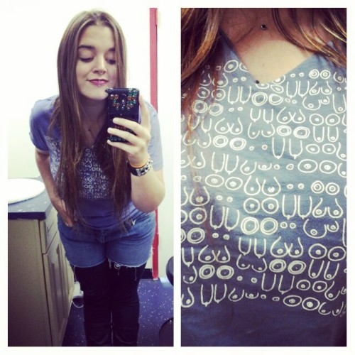 downtofunk69:  I dont think you understand. So ill type it louder. BOOB SHIRT.
