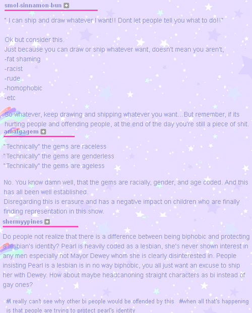 tenaflyviper:  You know who you are.  You’re NOT the majority.  You are the people who the rest of the fandom can’t stand.  Above is only a tiny sampling of why.Here is a link to the list of sources shown in the bottom image.Here are three different