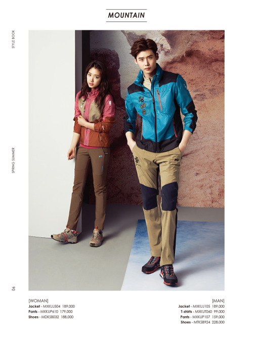 [Photo] Lee Jong Suk &amp; Park Shin Hye @ Millet 2015 S/S 컬렉션 CORDI BOOK Credit : ©Millet(