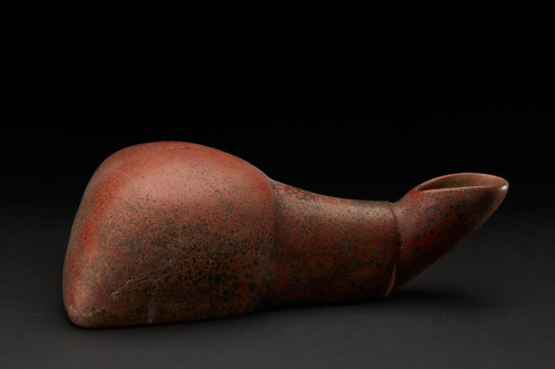 Pre ColumbianColima Snail, 200 BC - 300 ADPolished red earthenware 4 x 8 x 12 in  (10.2 x 20.3 