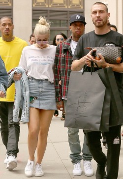 alldasheverything:  Kylie &amp; Tyga out in NYC - September 9, 2016