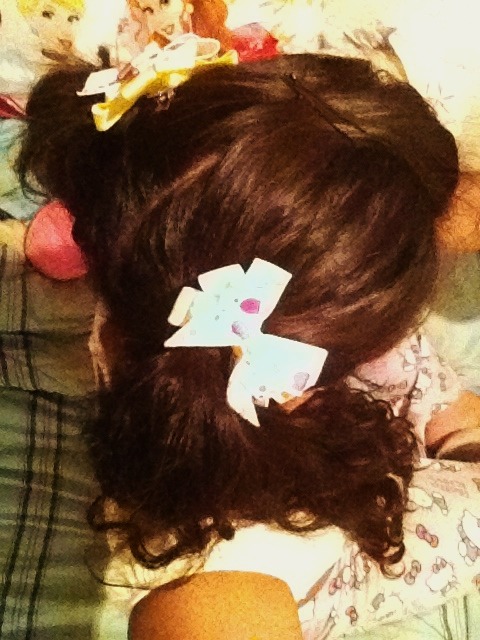 I love my bows in my Pigtails :3 Love It!!!