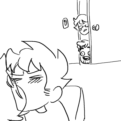 made for an ask basically asking what would happen if kankri caught terezi and karkat