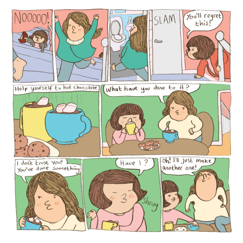 A comic from my book SISTER BFFs