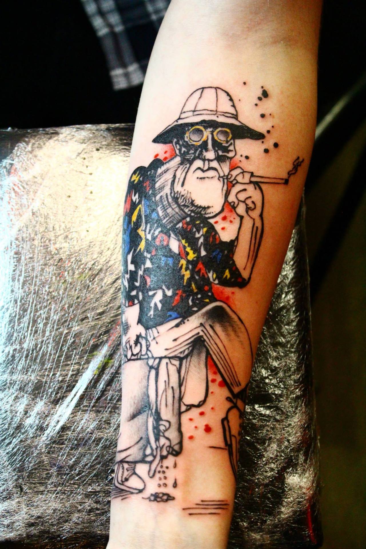 Ralph Steadman by Tom Strom TattooNOW