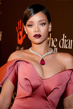 arielcalypso:  Rihanna at her 1st  annual “Diamond Ball” in Los Angeles. (11th December) 