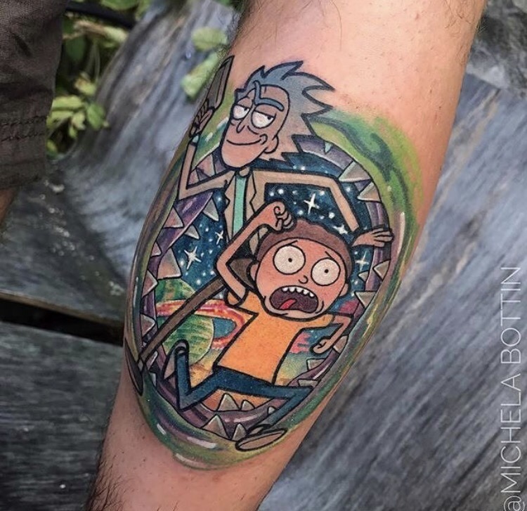 13 Of The Best Rick and Morty Tattoos  The XO Factor