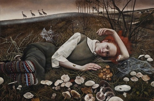 windypoplarsroom: Andrea Kowch “The Merry Wanderers”