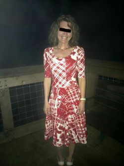 oregoncuckold:  The wife and I went for a little walk in a park near our home tonight.  Somehow her dress came off.  Glad I had a camera handy.Oregoncuckold4-9-16