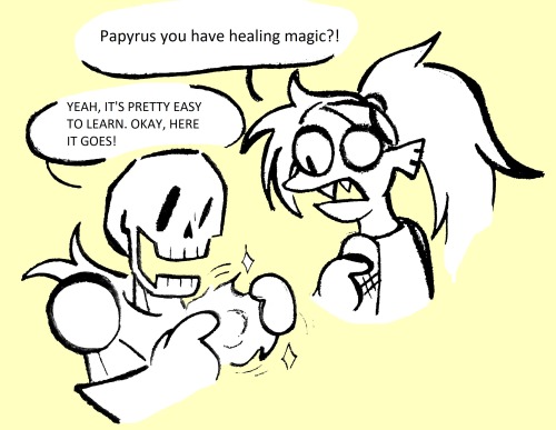 supermary64: thinking about Papyrus’s implied healing powers