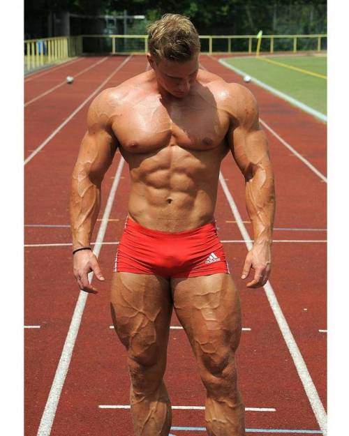 lovedolmanche:Edgars Snepsts  @Edgars Šņepst  Blond bomb!  I love everything about this hunk.  Perfection.  Look at those legs, will ya?