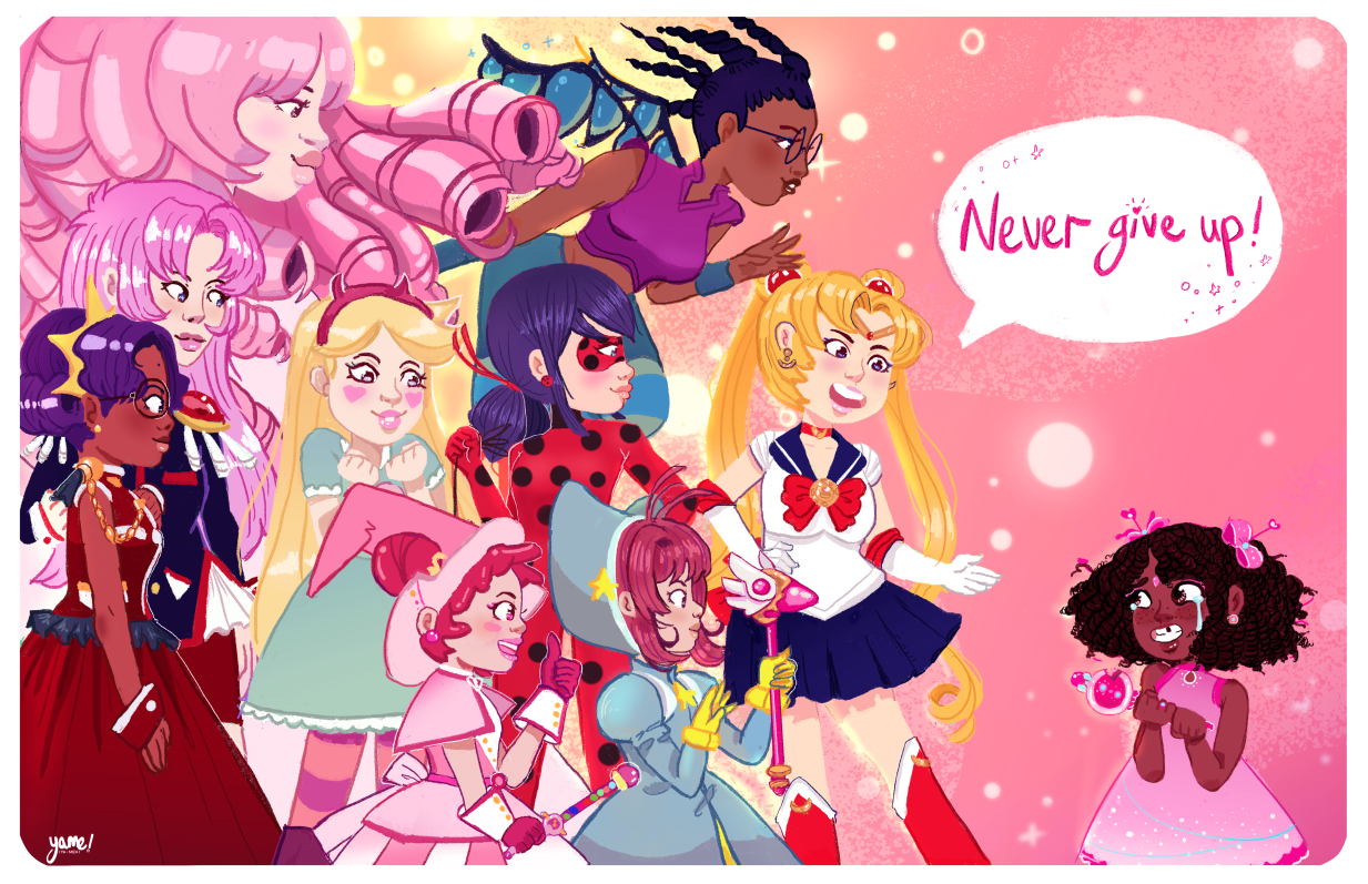 cutemagicalstar:   My final illustration for the magical girl galley currently being