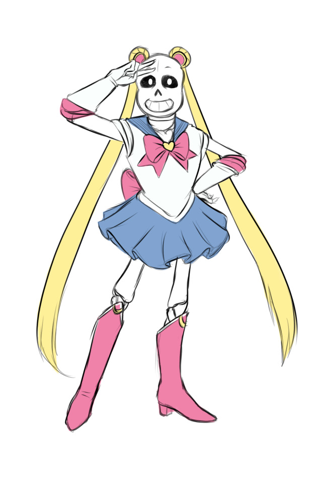 horror sans (sailor moon) : r/Undertale