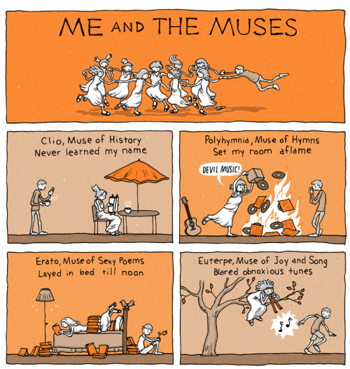 incidentalcomics:Me and The Muses