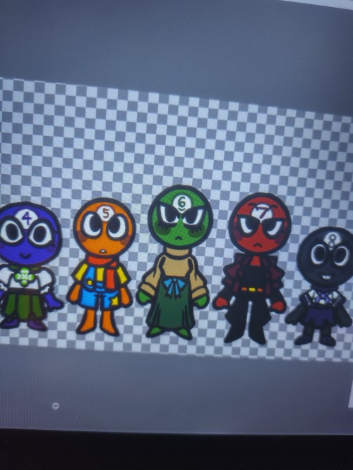 Guys I Think I "might" Be Losing It Drawing A Fictional Eight Ball's Siblings/parental Figures...