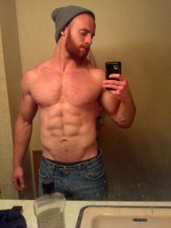 ksufraternitybrother:     Kyle M. from Ohio: VERY GOOD STUFF!!! KSU-Frat Guy: More than 5,000 posts of jocks, cowboys, rednecks, military guys, and much more.   Follow me at: ksufraternitybrother.tumblr.com      