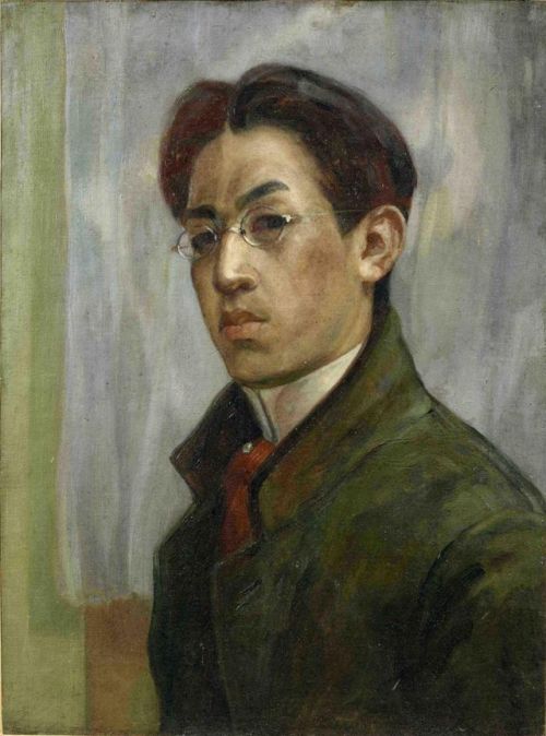 somanyhumanbeings:Leonard Tsuguharu Foujita, Self-Portrait (1910)