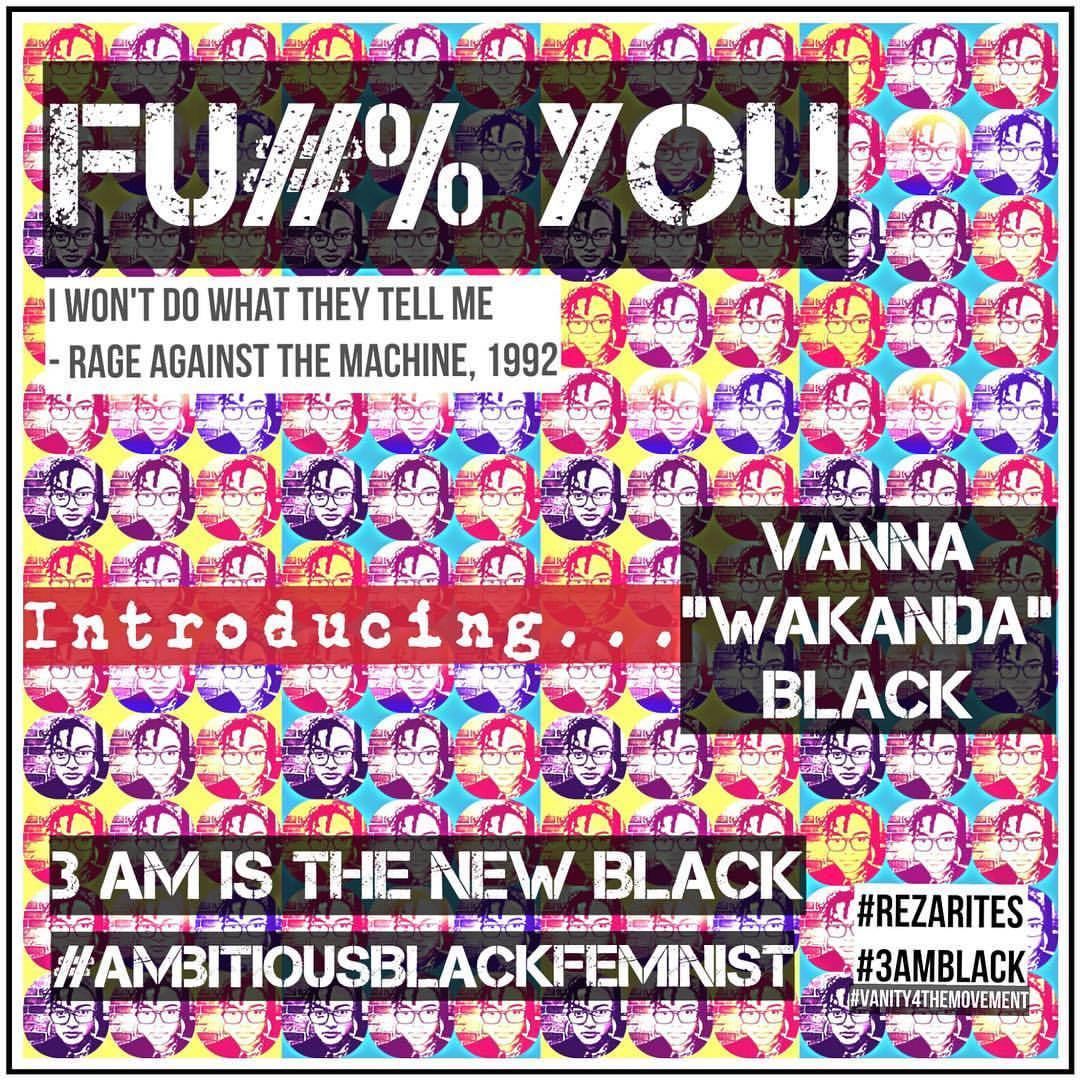 A mood. #musicmovesreza #3amblack #ambitiousblackfeminist #vanity4themovement #blackgirlmagic #carefreeblackgirl #naturalhair