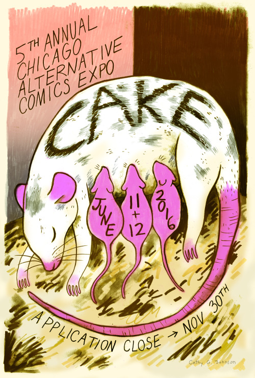 cakechicago:  CAKE is excited to announce our second special guest for 2016: Cathy G. Johnson! Cathy