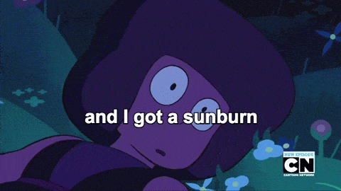 faithiiii:  I got a sunburn…
