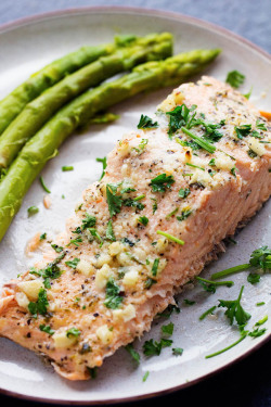 do-not-touch-my-food:  Baked Parmesan Garlic Herb Salmon