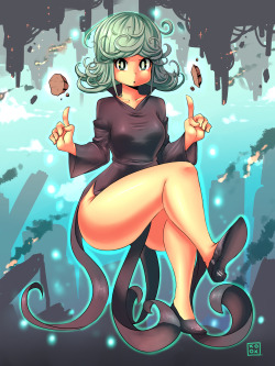 kenron-toqueen:  Tatsumaki Fan art!! x u