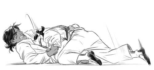 angerliz: wanted to doodle some judo based off some matches i watched, ended up turning it into the