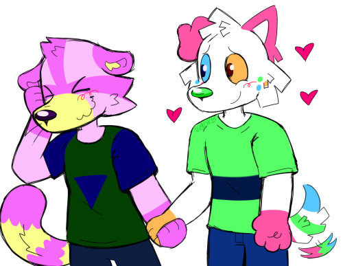 Faerie And Jolly Holding Hands !! (if Requests Are Still Open Lol)