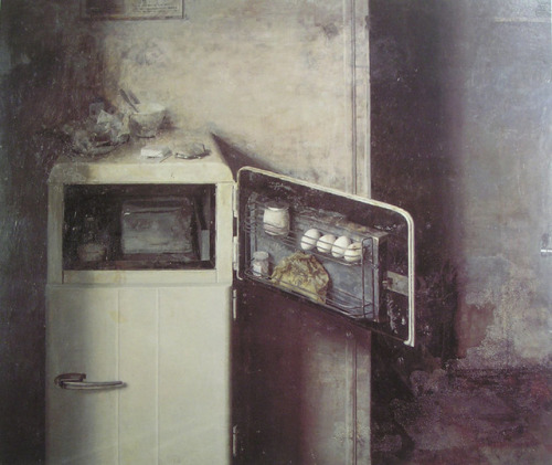 Antonio López García (Spanish, b. 1936, Tomelloso, Spain) -  Nevera de Hielo (Ice Refrigerator), 196