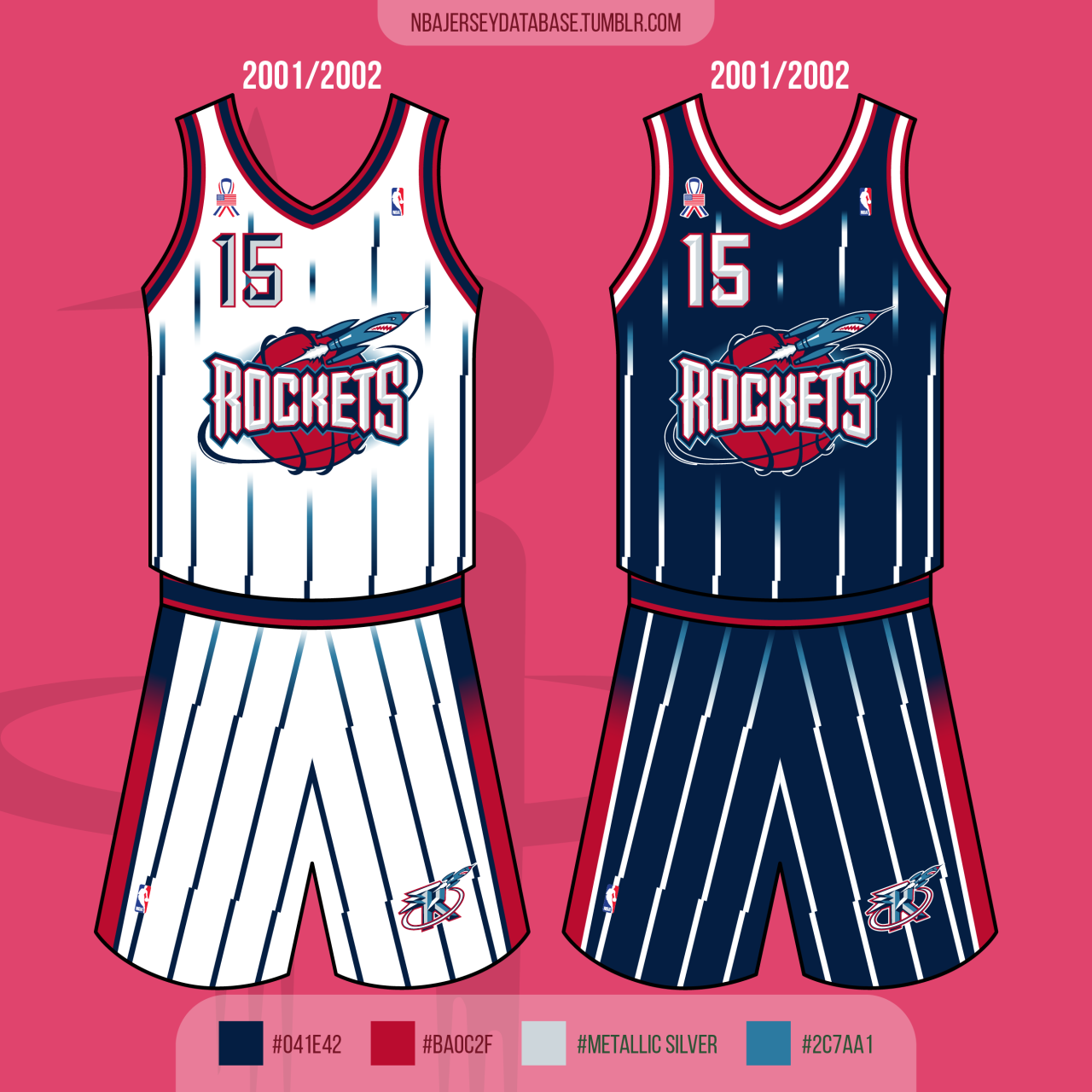 Houston Rockets Jersey History - Basketball Jersey Archive