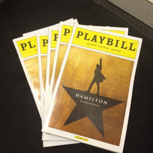 machiavellianswag:Hey everybody!I was lucky enough to win the Hamilton lottery for the matinee today