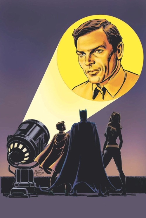 eyeblogaboutnothin - Adam West tribute art by Jerry Ordway