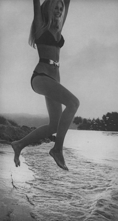 JP Zachariasen - Gunilla Lindblad Wearing a Bikini by De Weese (Vogue 1970)