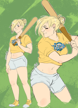 Manadium:  I Had A Dream Where Annie Was A Baseballer In A Shirt Way Too Small For