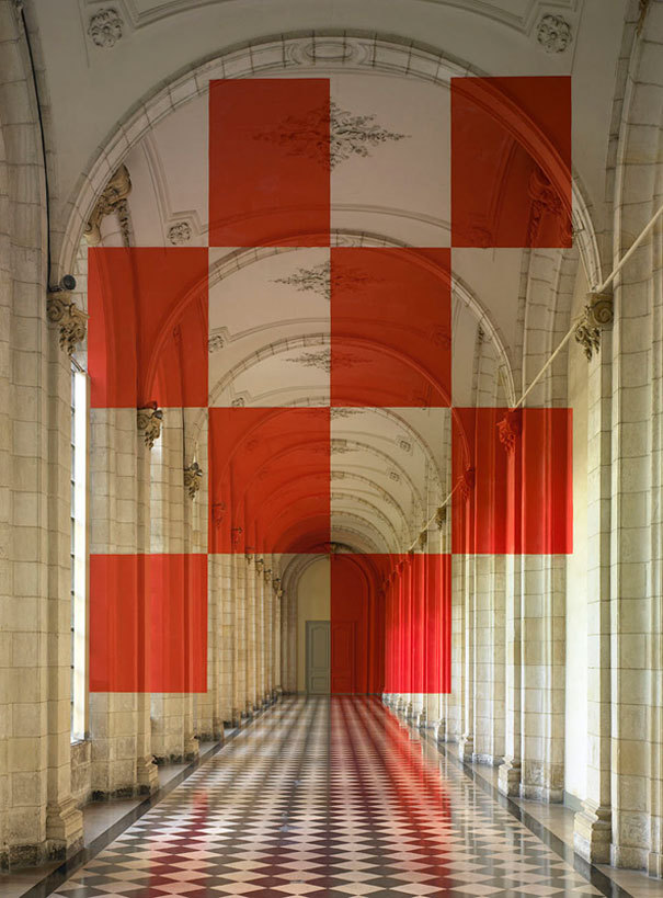 myampgoesto11:  Anamorphic paintings by Felice Varini  Felice Varini is a Swiss artist known