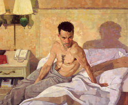 camisolepourhomme:   Claudio, Hotel, Painting by Jane Fisher, 2002  