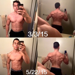 lifeisfitness:  Here it is! 12 week contest prep complete! Stay determined and amazing things can happen. 