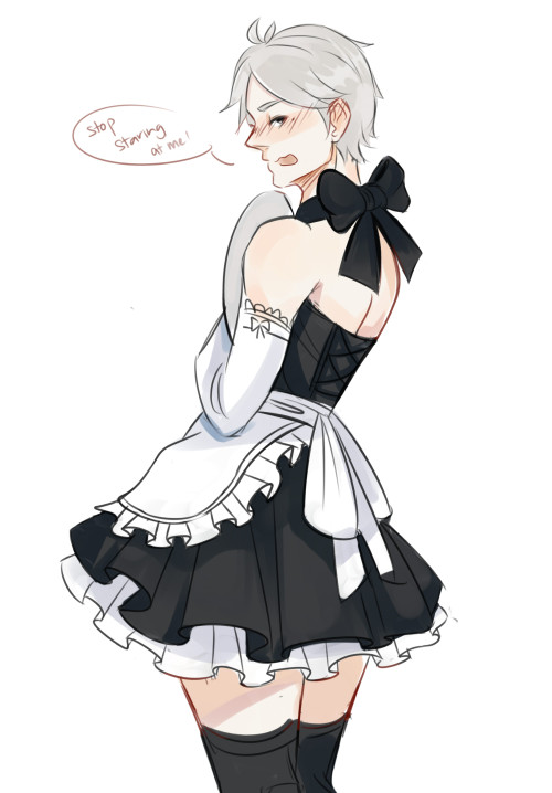 amazinglynoobmia:  maid suga is best suga <3 